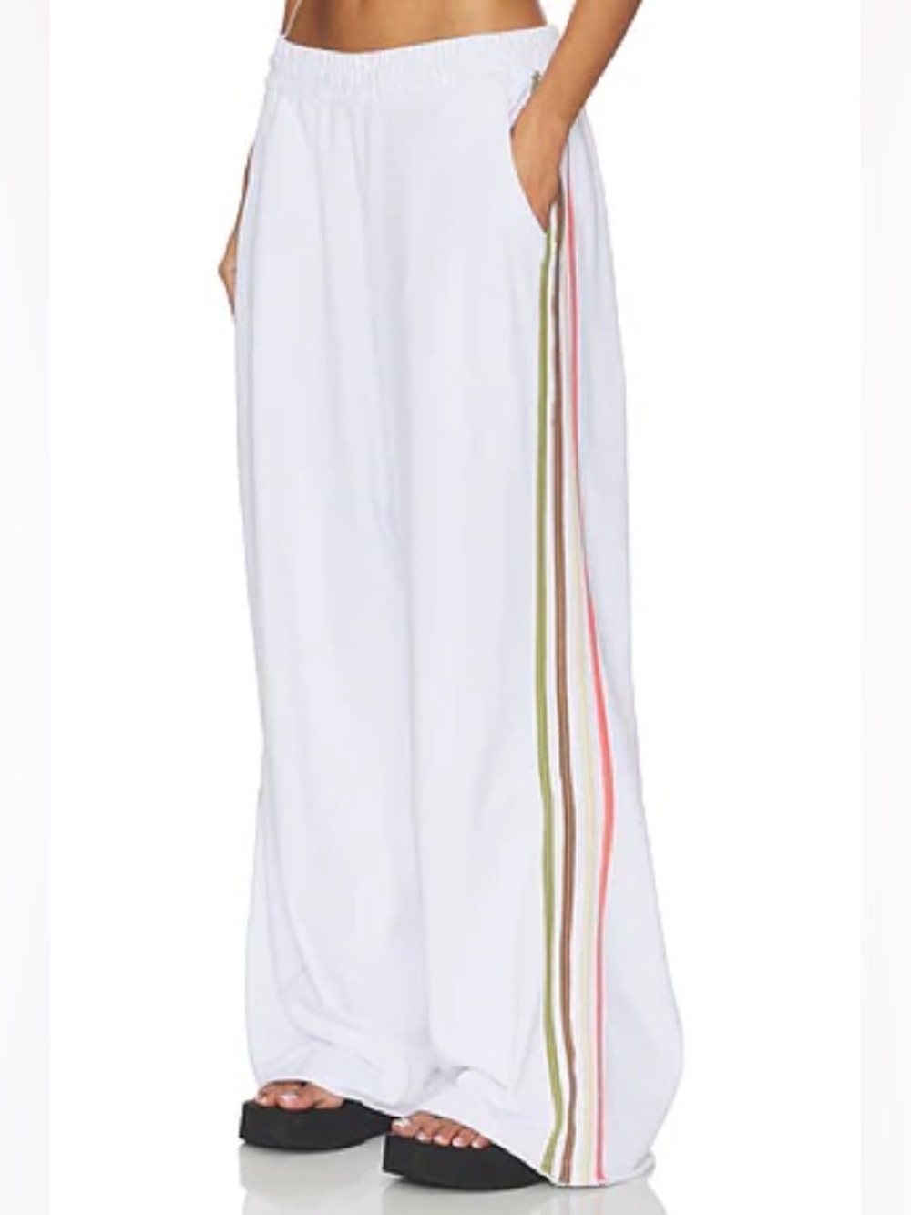 Jaded London Monster Jogger in White Size Small